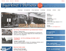Tablet Screenshot of byarkivet-horsens.dk